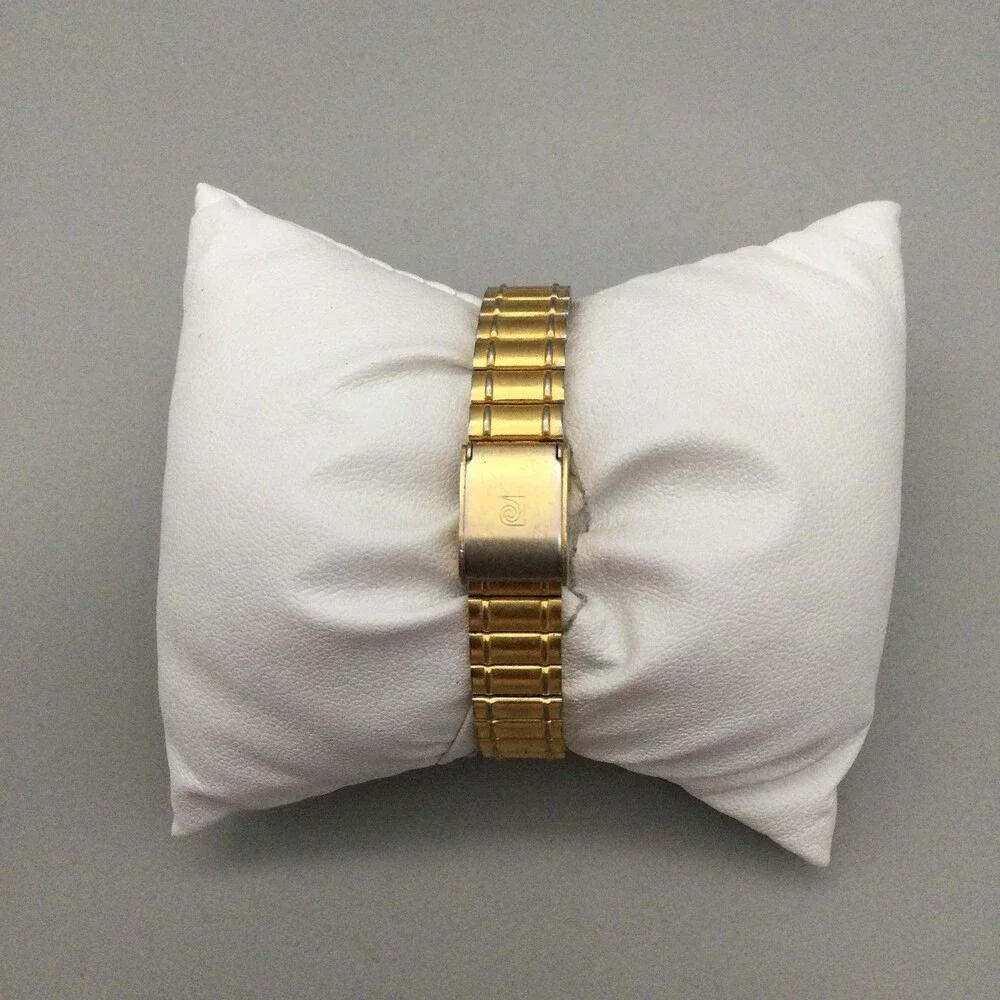 Pierre Cardin Womens Watch 24mm Gold Tone Adjustable Bracelet Dress New Battery
